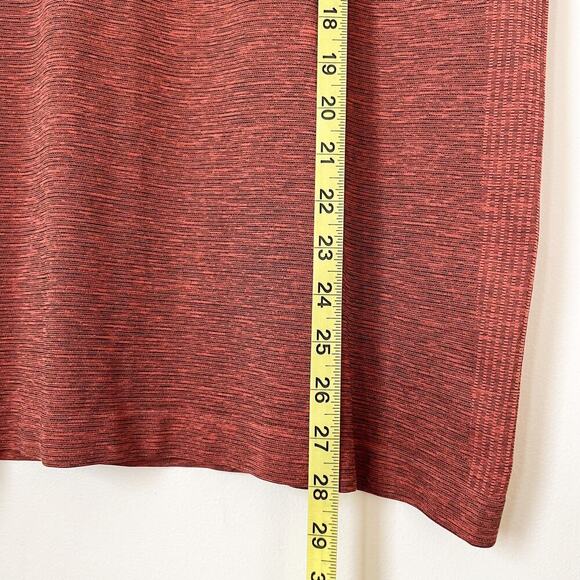 Lululemon Metal Vent Tech Short Sleeve Shirt Red Medium Athletic Training Run - Picture 9 of 11